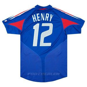 Maillot Equipe de France Domicile 2004 2006 Henry