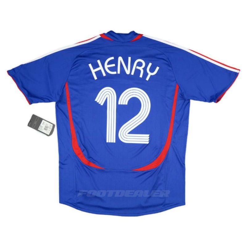 Maillot Equipe de France Domicile 2006 2007 Henry