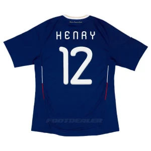 Camiseta del equipo local francés 2009 2010 Henry