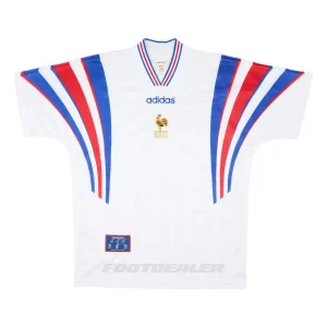Camiseta visitante equipo francés 1996 1998