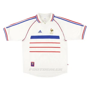 Camiseta de visitante de la selección francesa 1998 Zidane 2