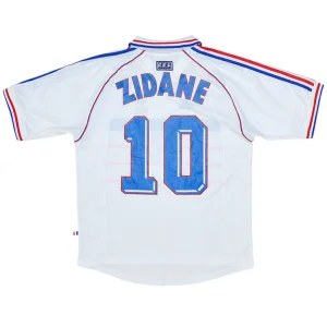 Camiseta de visitante de la selección francesa 1998 Zidane 2
