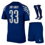 Maillot Kit Enfant PSG Fourth 2024 2025 Zaire Emery
