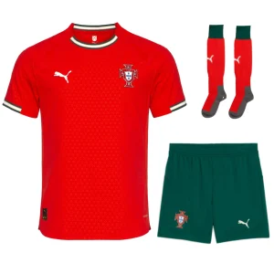 Portugal Home Kit Kids Jersey 2025 2026