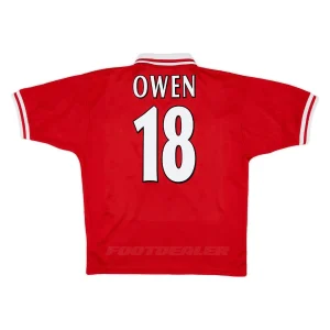 Camiseta local del Liverpool 1996 1998 Owen