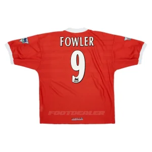 Camiseta local del Liverpool 1998 1999 Fowler