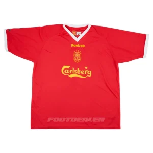 Camiseta local del Liverpool 2000 2001 Fowler