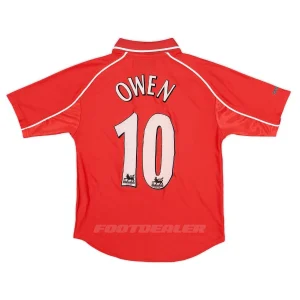 Camiseta local del Liverpool 2000 2002 Owen