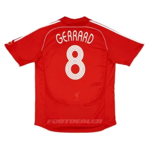 Camiseta local Liverpool 2006 2007 Gerrard