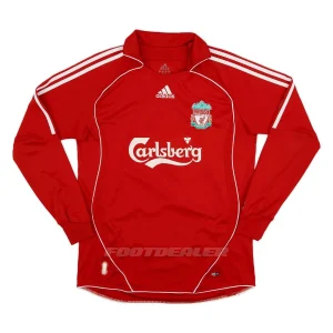 Camiseta Liverpool Local 2006 2008 Torres Manga Larga