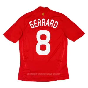 Camiseta local Liverpool 2008 2010 Gerrard