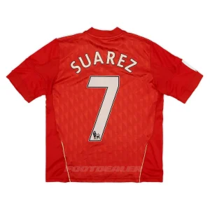 Camiseta Liverpool Local 2010 2012 Suárez
