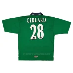 Camiseta de visitante del Liverpool 1999 2000 Gerrard