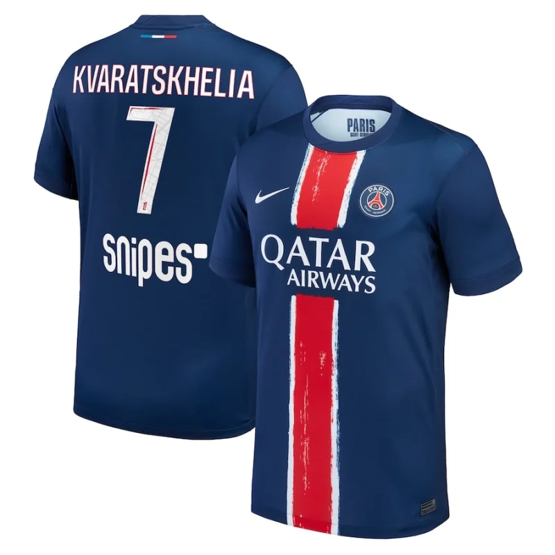 Maillot PSG Domicile 2024 2025 Kvaratskhelia (2) Maillot PSG Domicile 2024 2025 Kvaratskhelia (2)