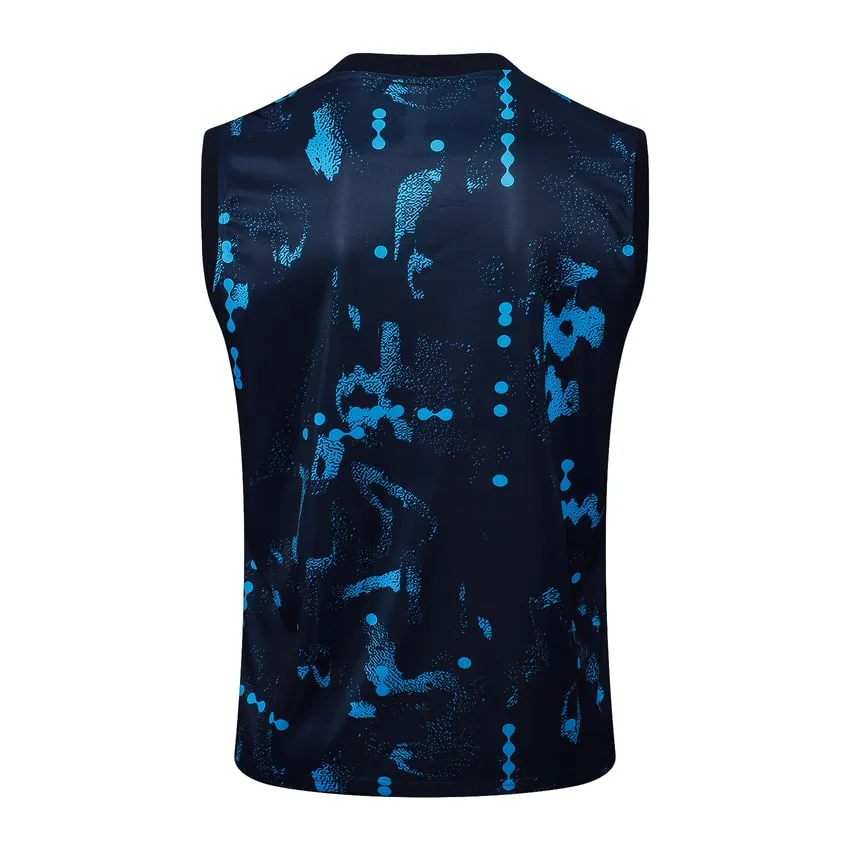 Chelsea 2024 2025 Blue Pattern Short Tank Top
