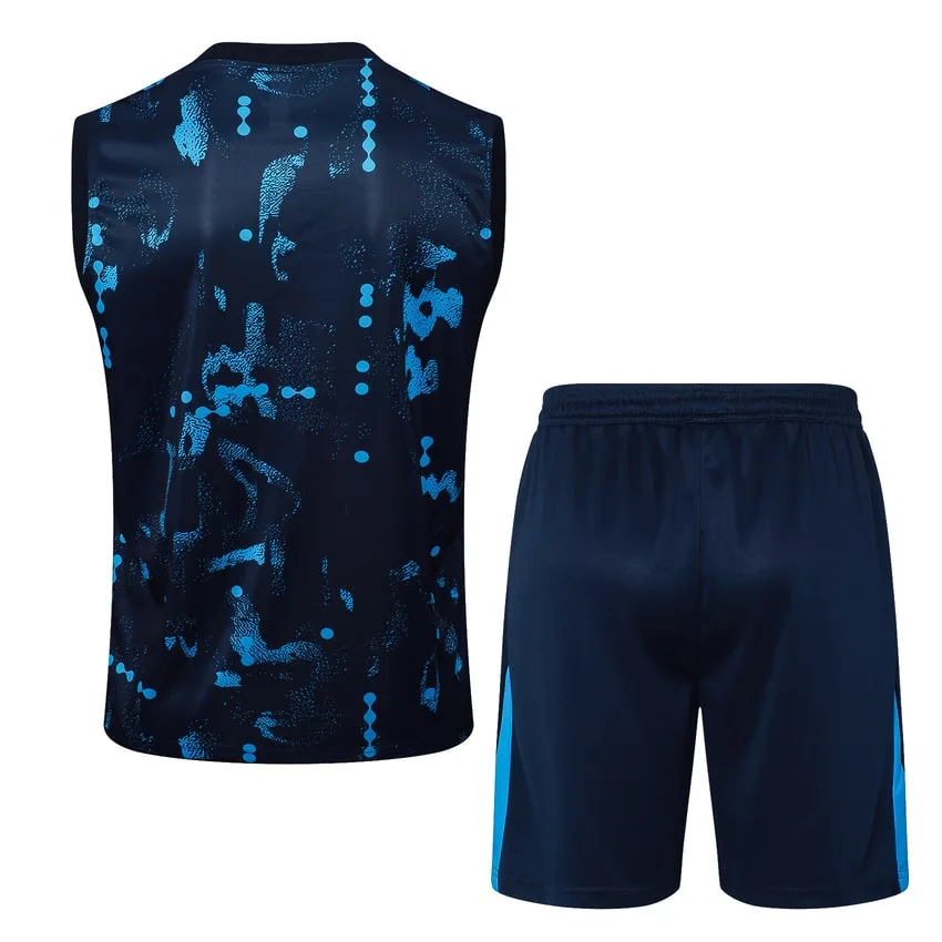Chelsea 2024 2025 Blue Pattern Short Tank Top