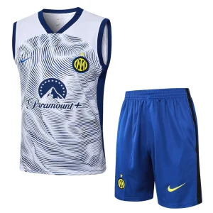 Inter Mailand 2024 2025 Weißes kurzes Tanktop