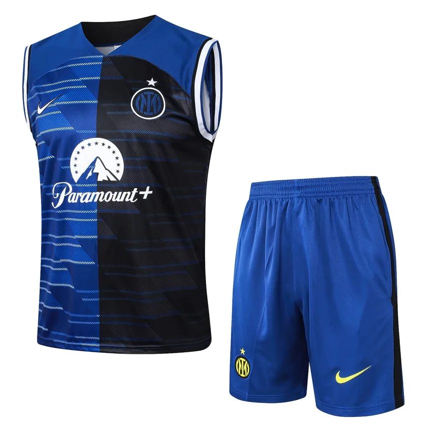 Debardeur Short Inter Milan 2024 2025 Bleu Noir