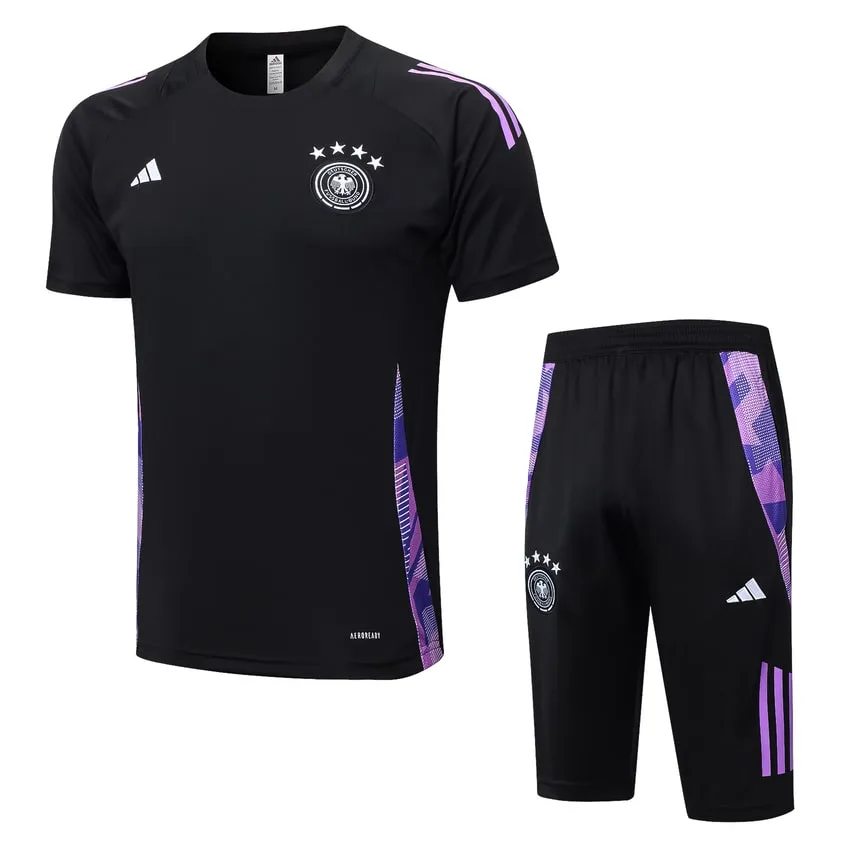 Ensemble Maillot Short Allemagne 2024 2025 Noir Nuit Ensemble Maillot Short Allemagne 2024 2025 Noir Nuit