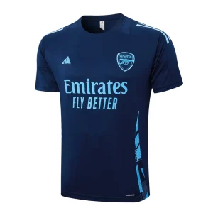 Conjunto de camiseta y pantalones cortos azul oscuro del Arsenal 2024-2025