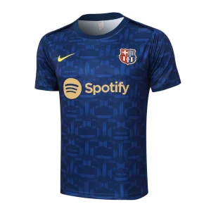 Ensemble Maillot Short Barca 2024 2025 Bleu Foncé