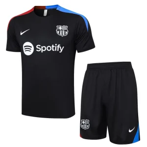Ensemble Maillot Short Barca 2024 2025 Noir Foncé