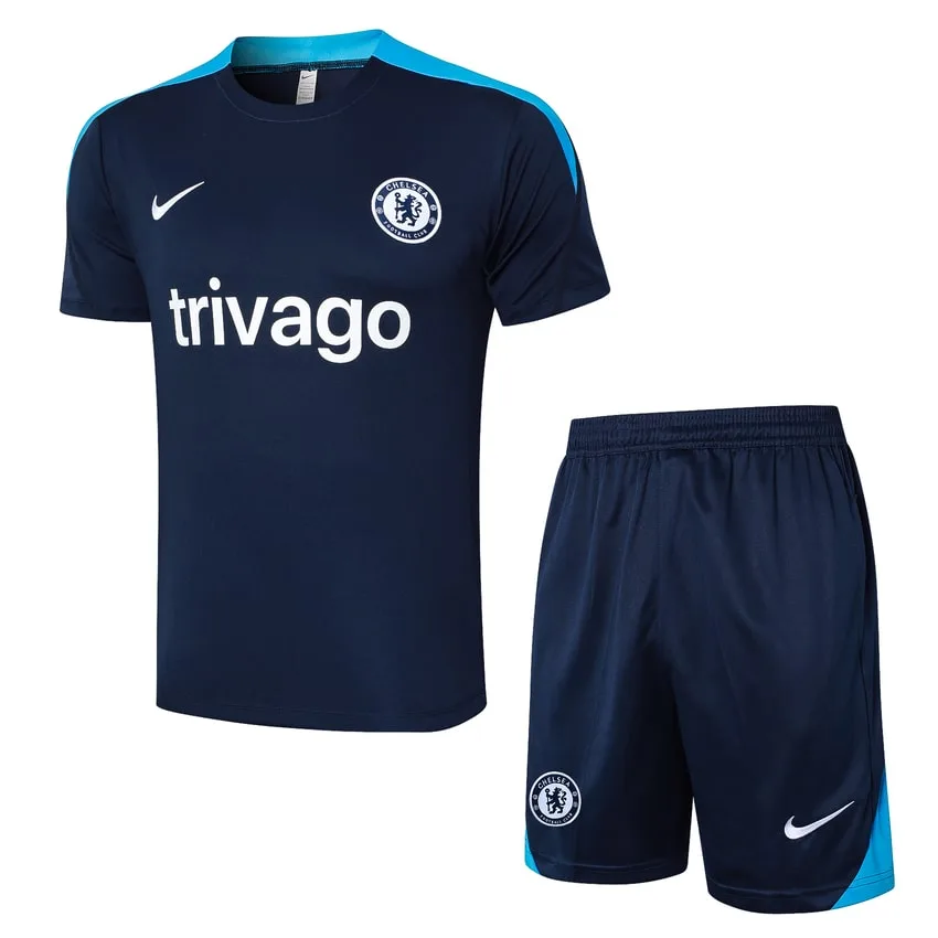 Chelsea 2024 2025 Dark Blue Jersey Shorts Set