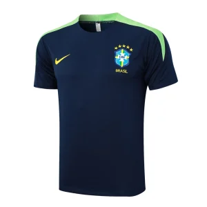 Brasilien 2024 2025 Dunkelblaues Trikot-Shorts-Set