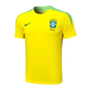 Brasilien 2024 2025 Hellgelbes Trikot-Shorts-Set