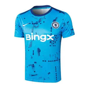 Conjunto de camiseta y pantalones cortos azul cielo del Chelsea 2024-2025