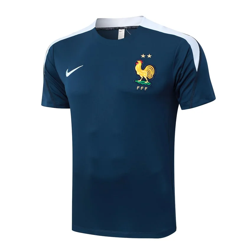 France Team 2024 2025 Blue Jersey Shorts Set