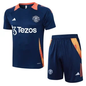Ensemble Maillot Short Manchester United 2024 2025 Bleu