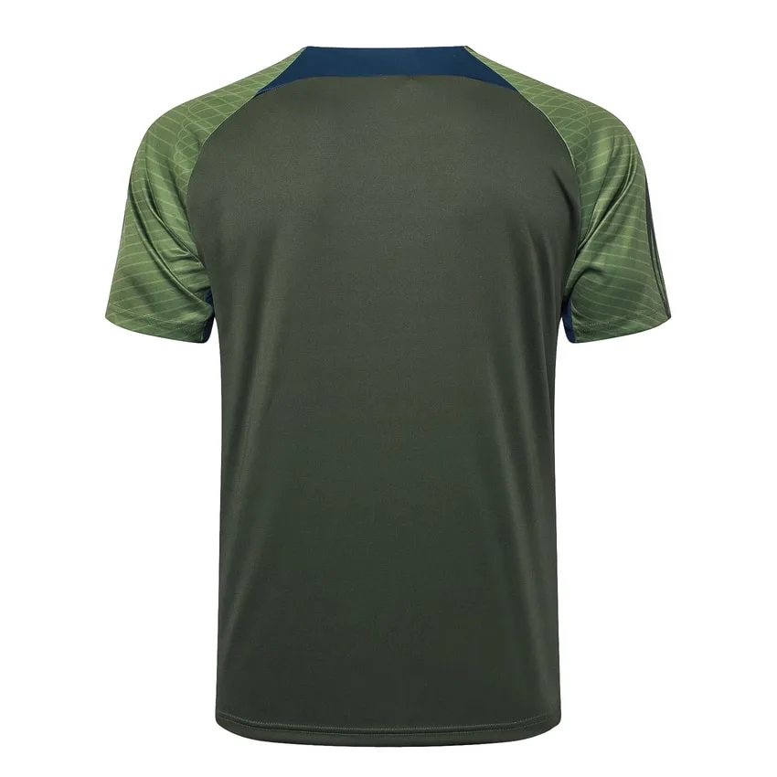 Ensemble Maillot Short PSG 2024 2025 Vert Foncé