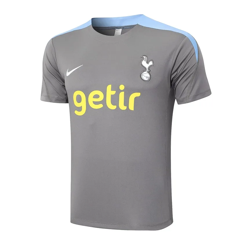 Tottenham 2024 2025 Grey Short Shirt Set