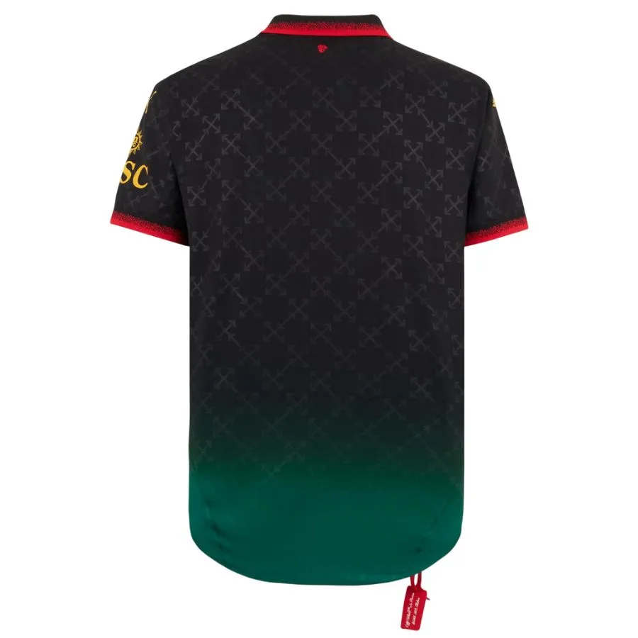 Camisetas blancas y negras de la cuarta equipación del AC Milan 2024-2025