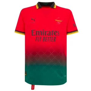 AC Milan Quarta Maglia Bianca Rossa Off 2024 2025