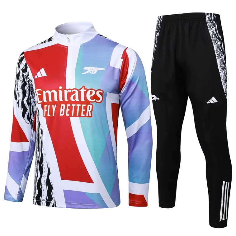 Survetement Arsenal Training 2024 2025 Bleu Rouge Survetement Arsenal Training 2024 2025 Bleu Rouge