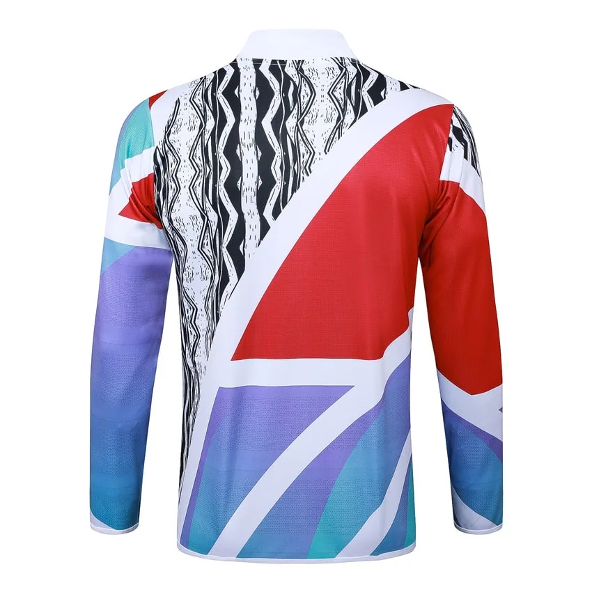 Survetement Arsenal Veste 2024 2025 Bleu Rouge