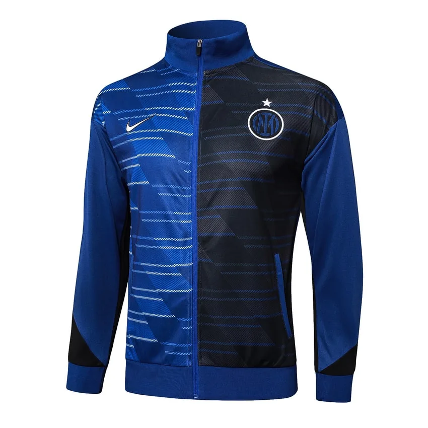 Survetement Inter Milan Veste 2024 2025 Bleu Noir