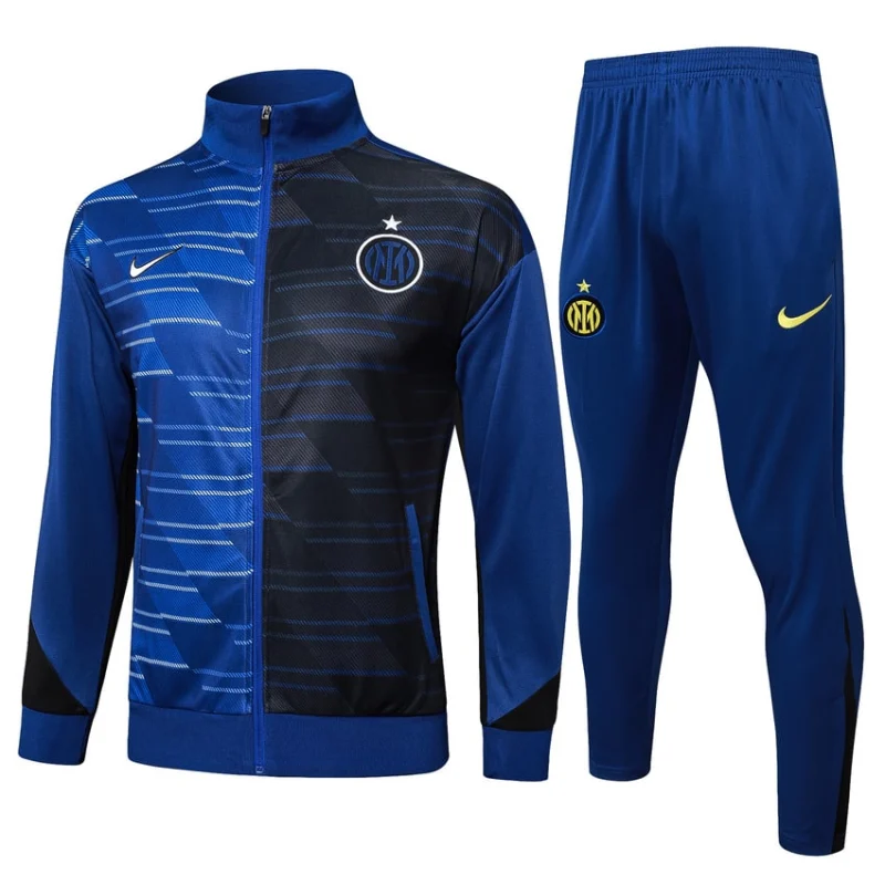 Survetement Inter Milan Veste 2024 2025 Bleu Noir