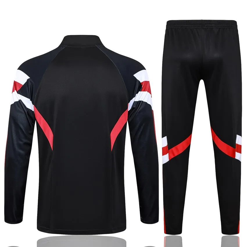 Survetement Manchester United Training 2024 2025 Noir Rouge