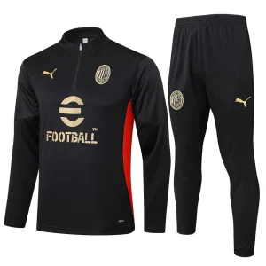Chándal de entrenamiento del AC Milan 2024-2025 negro