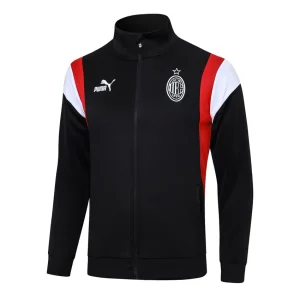 Chaqueta de chándal del AC Milan 2023-2024 negra