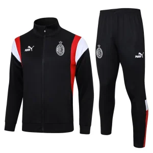 Chaqueta de chándal del AC Milan 2023-2024 negra