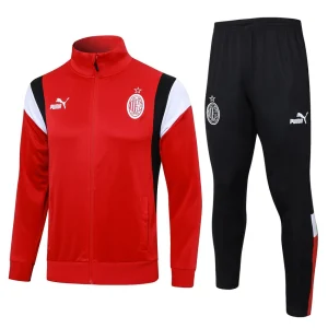 Chaqueta de chándal del AC Milan 2023-2024 en rojo claro