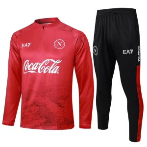 Survetement Naples Training 2024 2025 Rouge