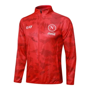 Naples Tracksuit Jacket 2024 2025 Red