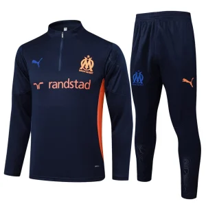 Survetement OM Training 2024 2025 Bleu Foncé