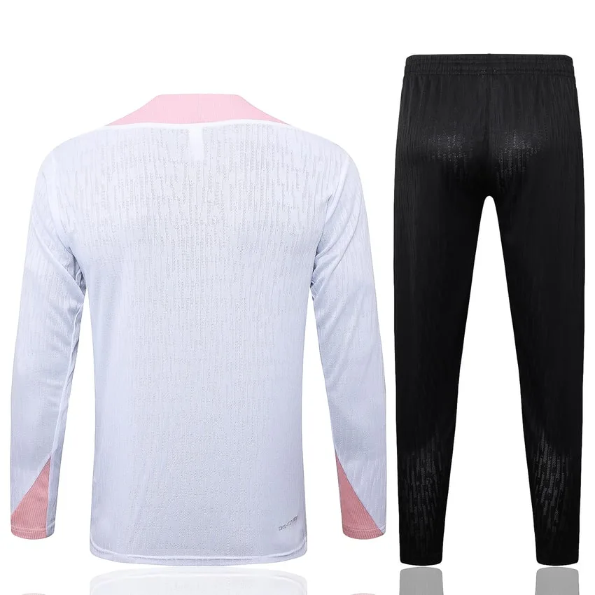 Survetement PSG Training 2024 2025 Blanc Rose
