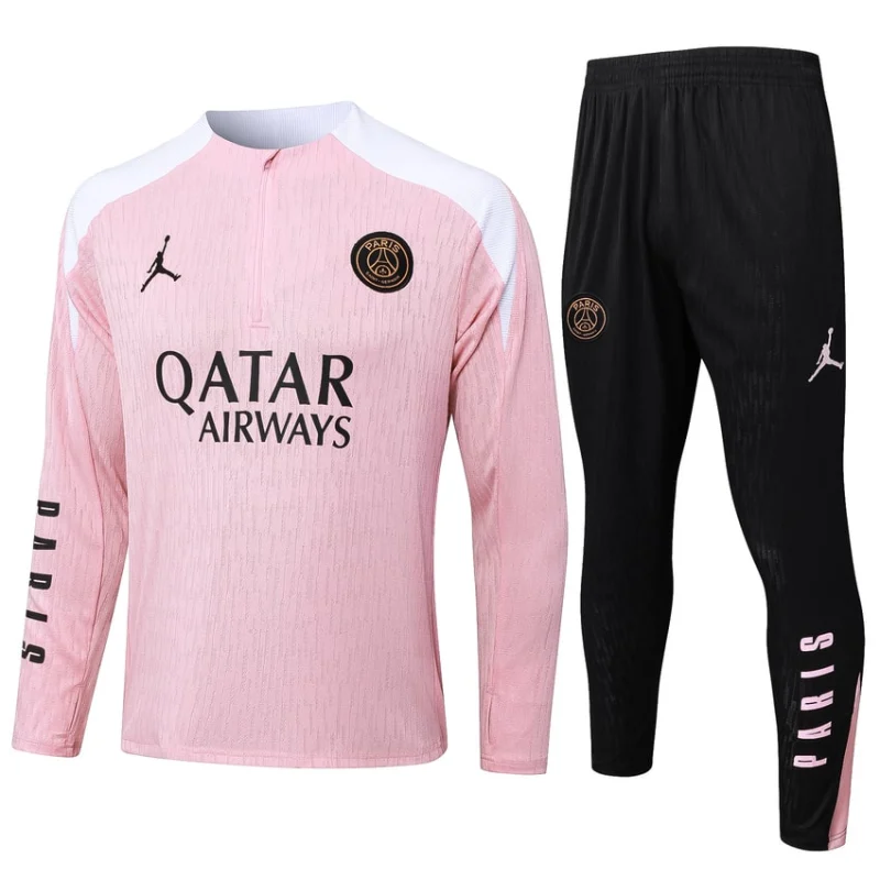 Survetement PSG Training 2024 2025 Rose Clair